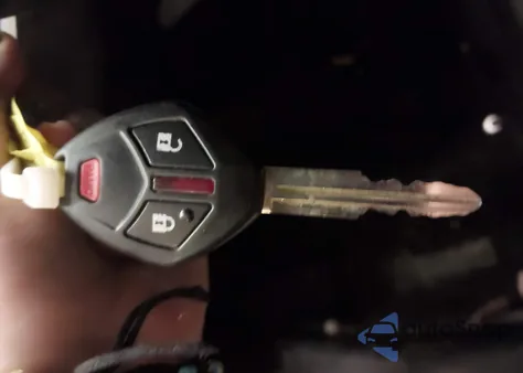 2014 Mitsubishi Outlander Sport Es из США, поврежденный, VIN 4A4AP3AU6EE018864